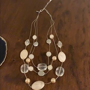 NY and Co triple strand statement necklace